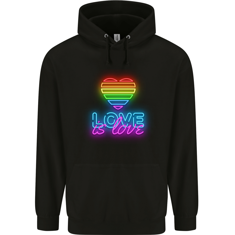 LGBT Rainbow Love Gay Pride Day Unisex 80% Cotton Hoodie  