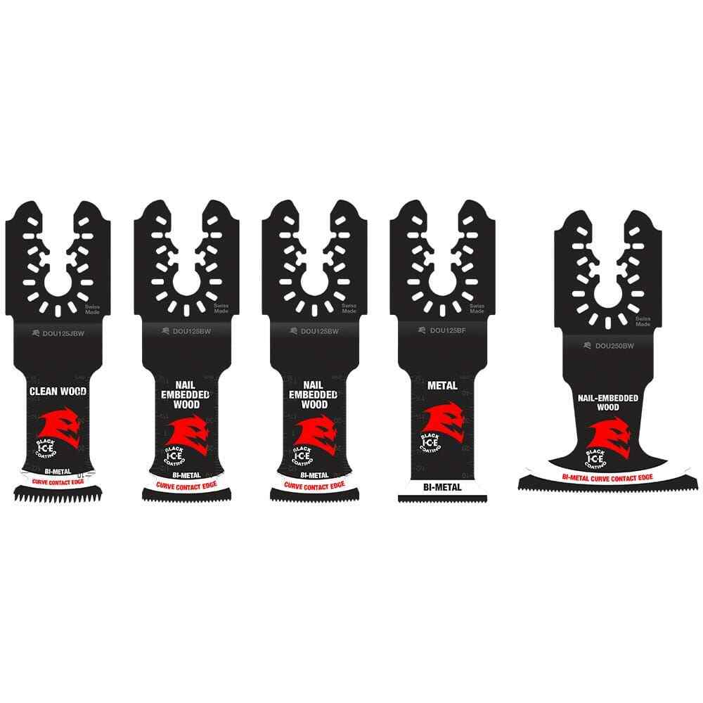Universal Fit Wood and Metal Oscillating Blade Set (5-Piece)