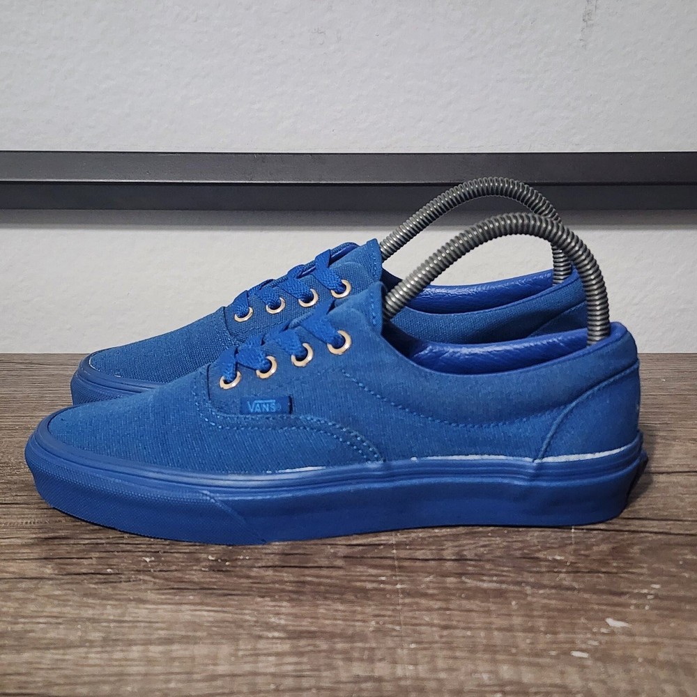 Vans Era Women's Athletic Skate Shoes Size 7 Blue