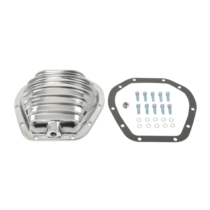 for Dana 60 10-Bolt Rear Silver Differential Cover Aluminum w/Gasket