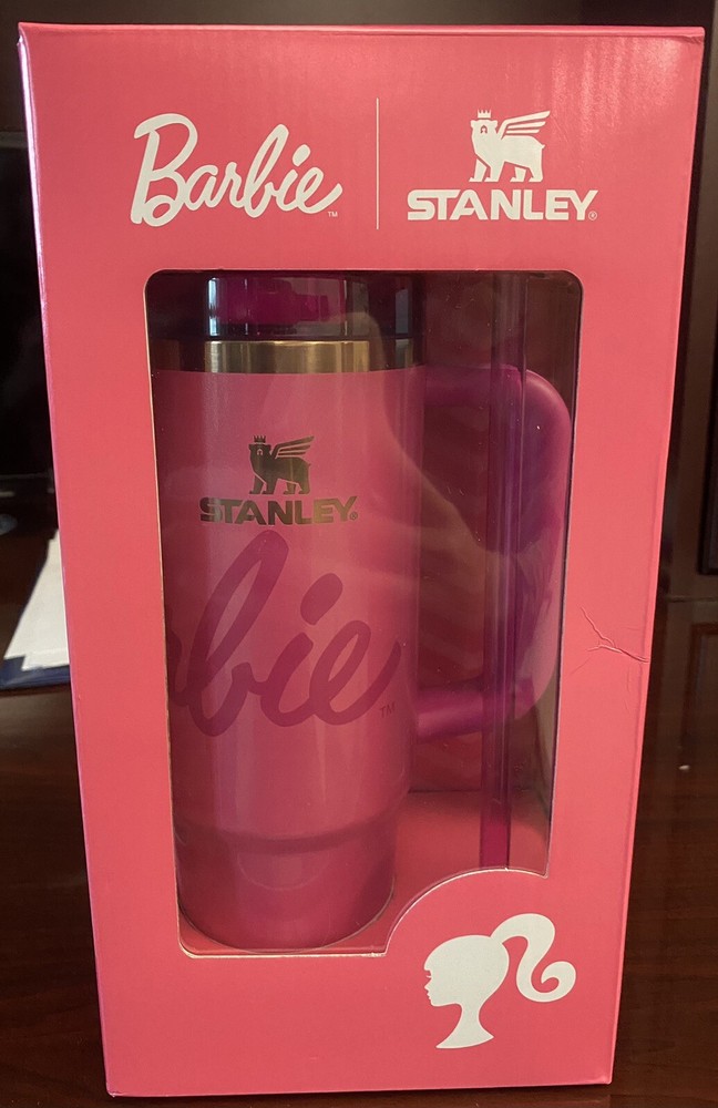 New Barbie Stanley Cup 30 oz Quencher Tumbler Limited Icon Collection Pink Gift
