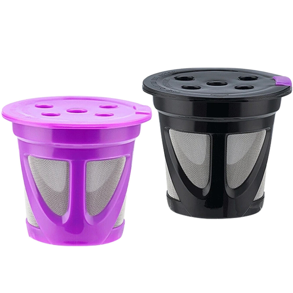 2pcs Reusable Espresso Basket Capsules for Coffee Machines