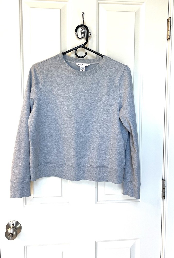 Women’s Athleta Gray Crew Neck Sweatshirt Size S/P