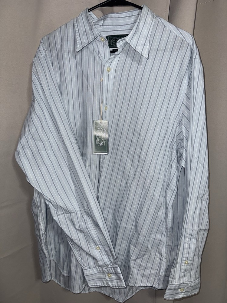 Classic Fit Striped Poplin Shirt Polo Ralph Lauren