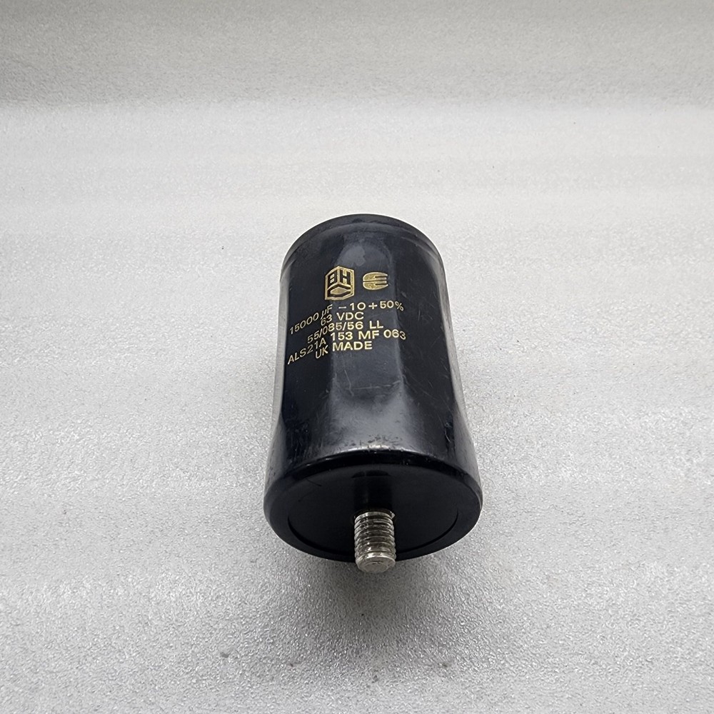 BHC AEROVAX ALS21A 153 MF 063 ELECTROLYTIC CAPACITOR 55/085/56 LL