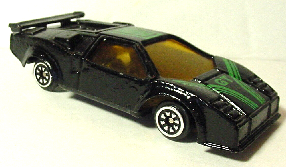 Matchbox Lamborghini GT TC-8322  Black/Green  Diecast  RARE  HTF