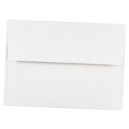 Invitation Envelopes - 4 3/4 x 6 1/2 - White - 100/Pack A6