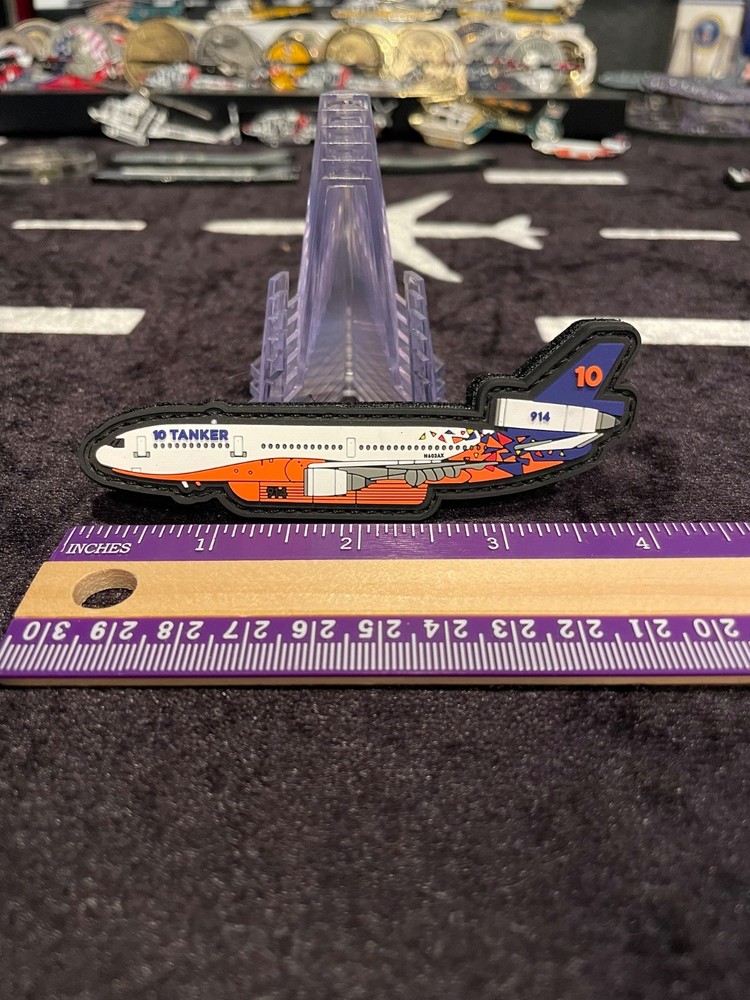 Tanker 10 Firefighting DC-10 3D PVC Patch