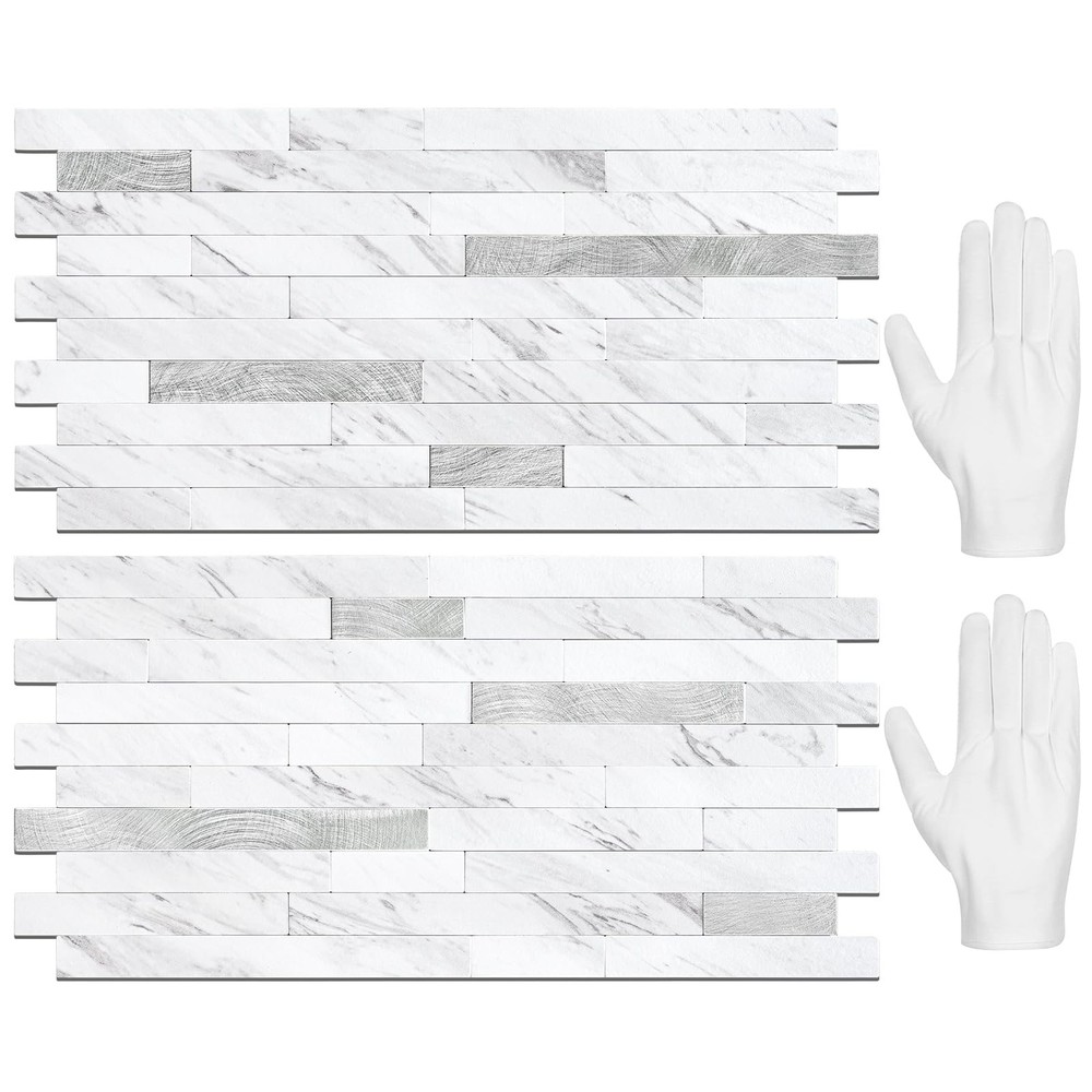 20-Pack Peel & Stick Kitchen Backsplash Tiles – Easy Self-Adhesive Wall Tile Upgrade