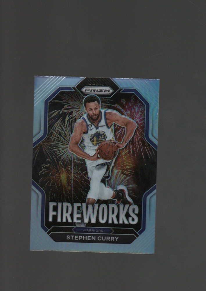 2022-23 Panini Prizm Stephen Curry Fireworks Prizm Refractor
