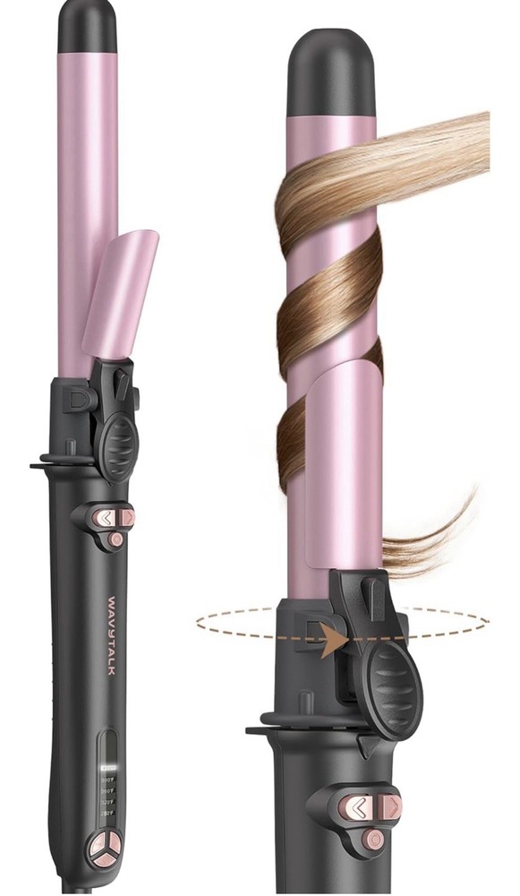 Wavytalk Rose Gold Rotating Curling Iron Brand New Sealed