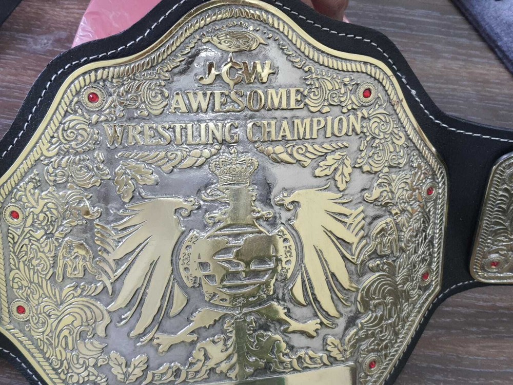 JCW Awesome Wrestling Championship 4mm Zinc