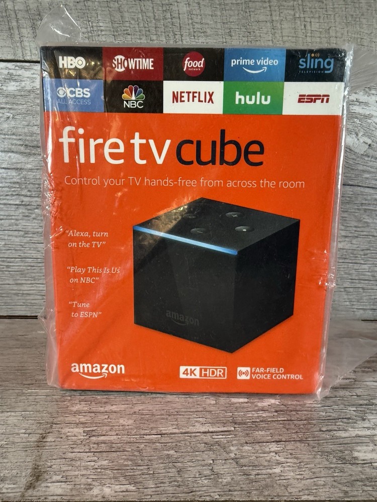 Fire TV cube - 4K HDR Streaming Media Player with 2nd Gen Remote