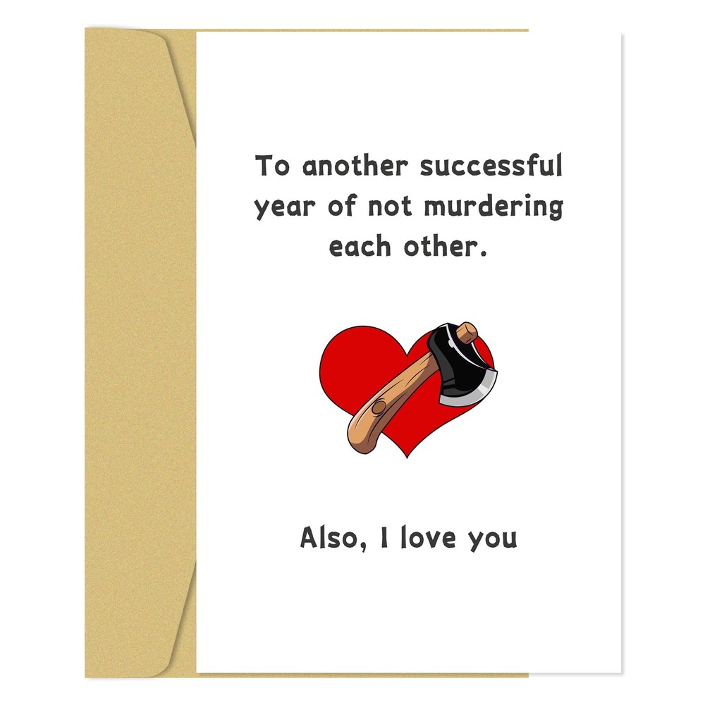 Zoytonky Funny Birthday Card for Husband Wife, Humorous Birthday Card for Him...