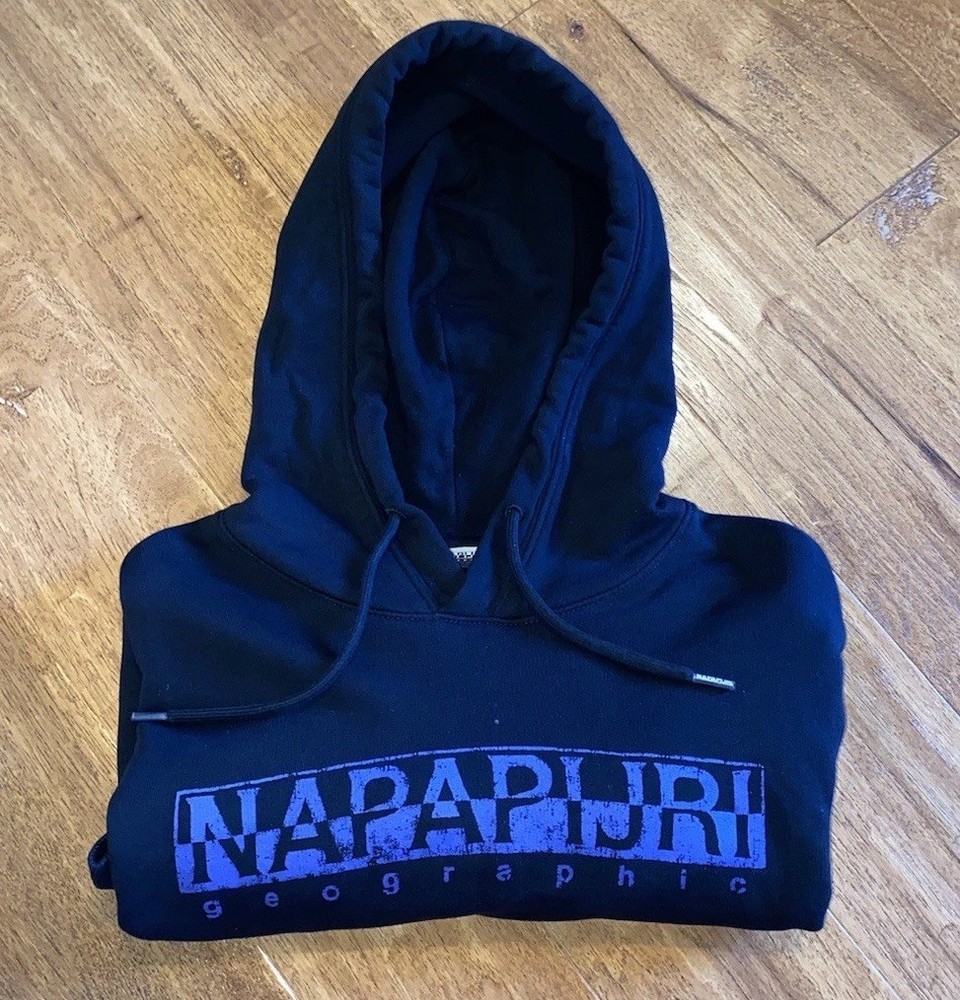 Napapijri geographic Black Hoodie Size L