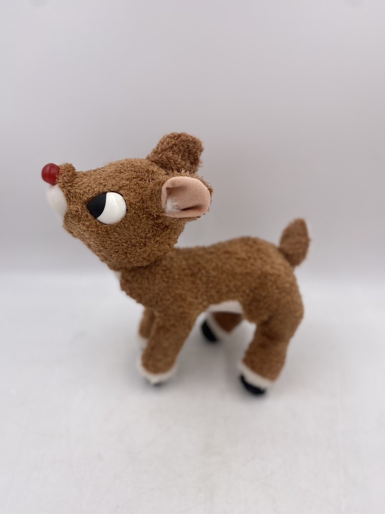 Rudolph Plush Battery Powered Singing Reindeer NOSE DOES NOT LIGHT UP