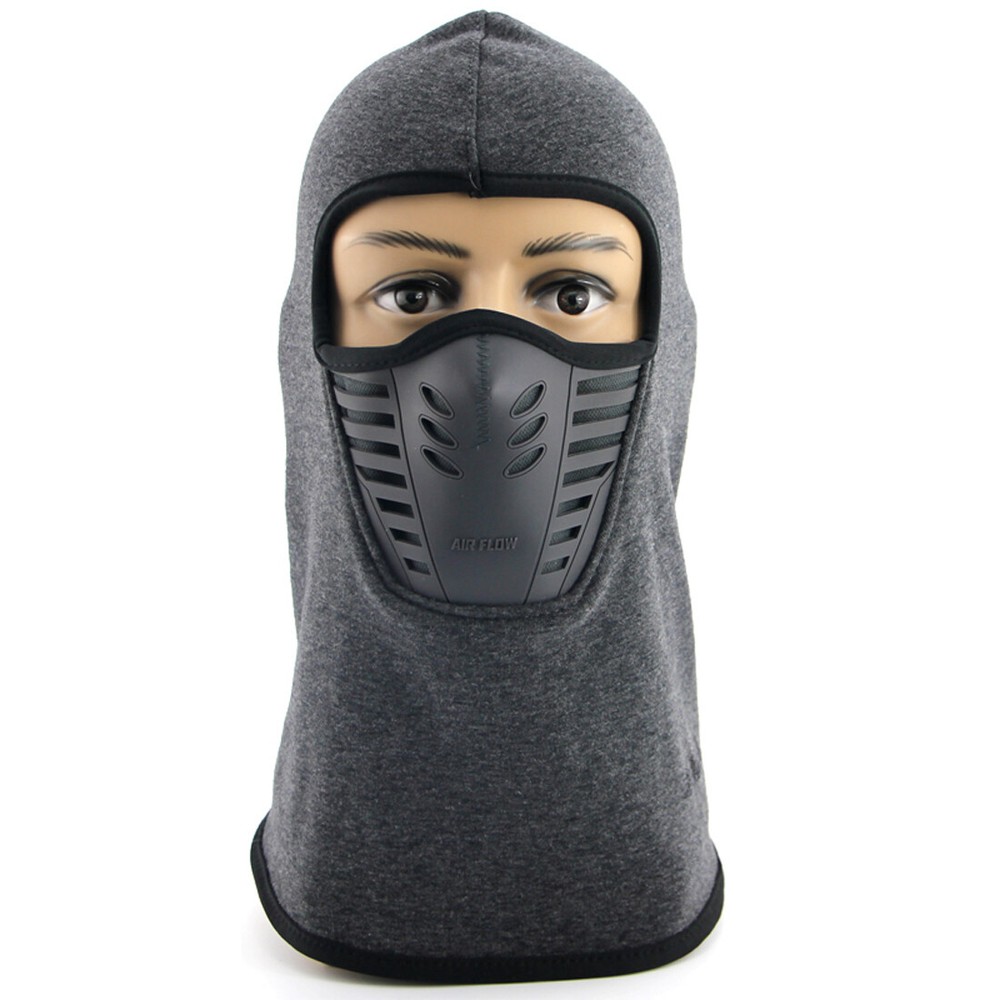 Thermal Fleece Full Face Bike Balaclava for Cycling Skiing Winter Sports