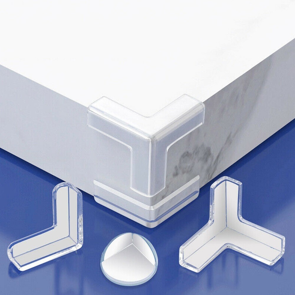 4X Clear Rubber Furniture Corner Edge Table Cushion Protector Baby Safety Tools