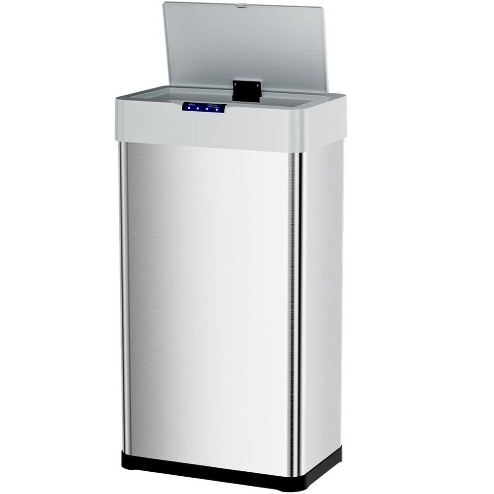 Motion Sensor Kitchen Trash Can Stainless Steel Garbage Can Touchless 21.1 Gal