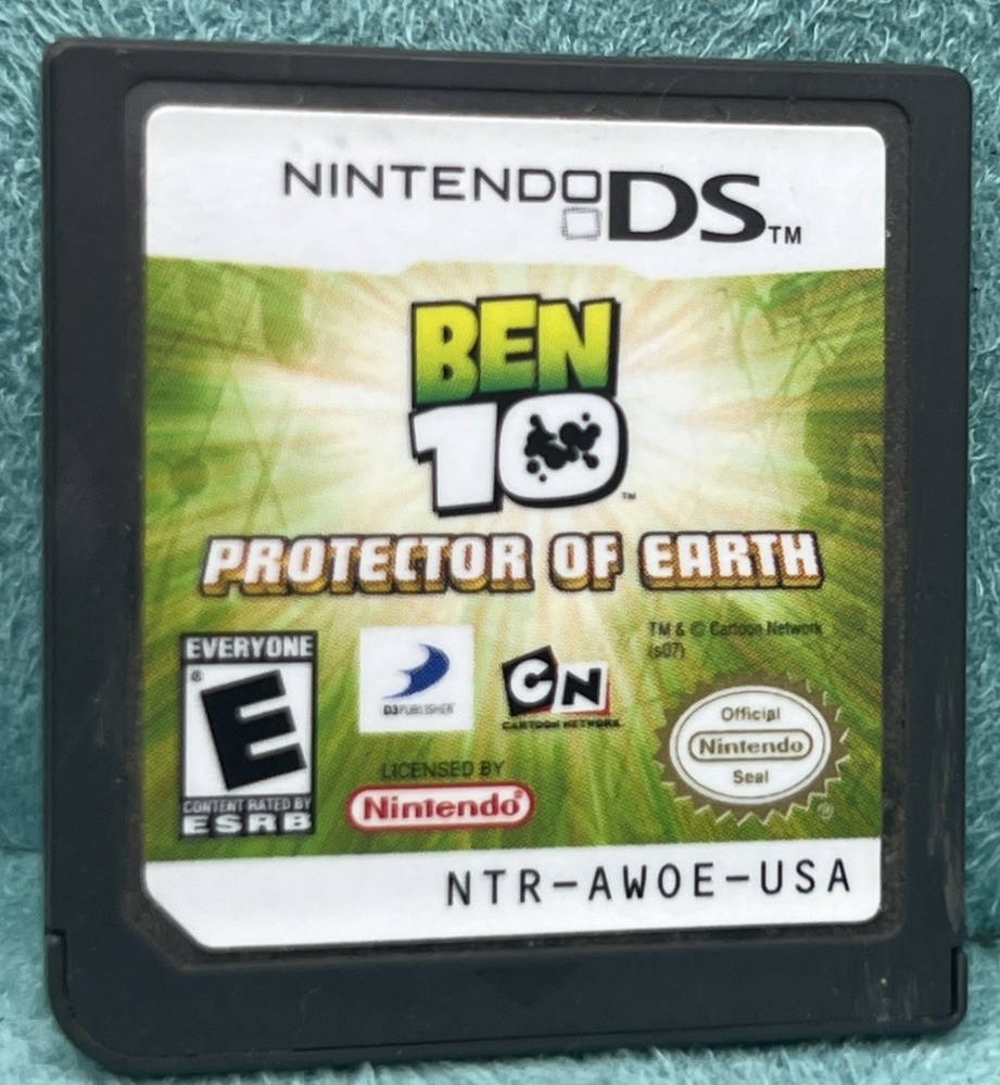 Ben 10 Protector Of Earth Nintendo DS Game Cartridge