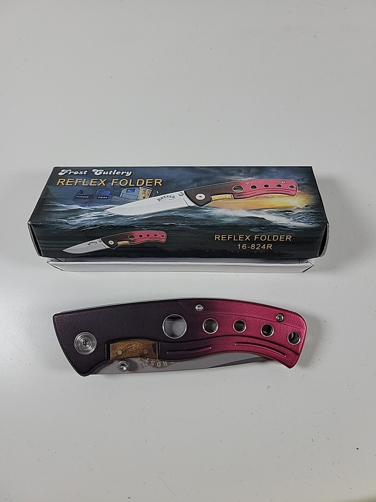 New Frost Cutlery Reflex Folder Pocketknife