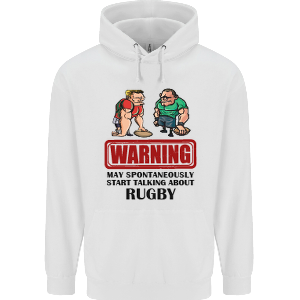 Rugby May Start Talking About Funny Beer Mens 80% Cotton Hoodie