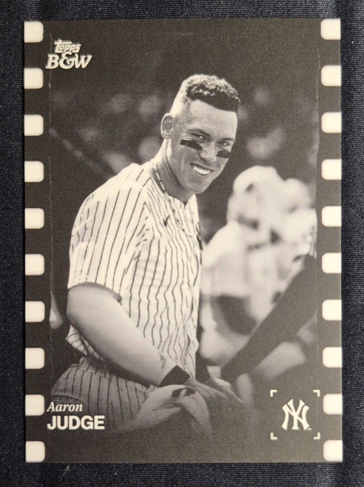 Aaron Judge Film Strip Card Topps Black & White 2025 NY Yankees MLB