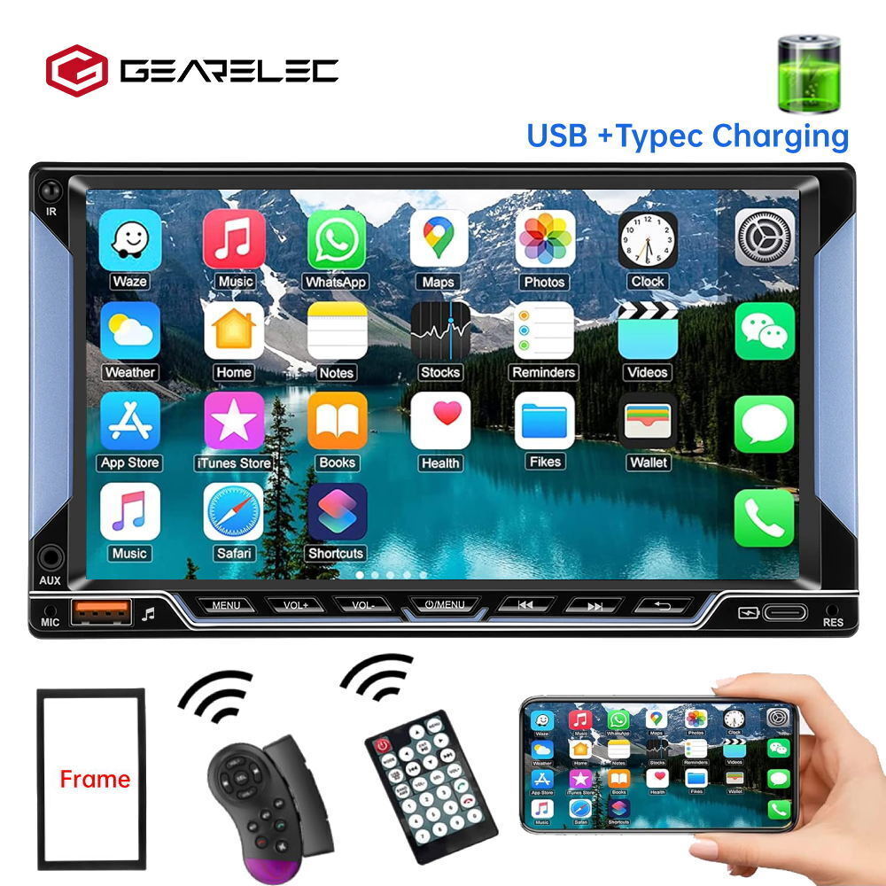 GEARELEC 2 DIN Car MP5 Player 7