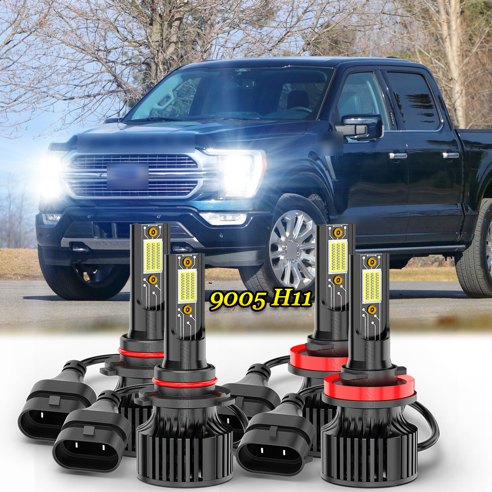 LED Headlights for Chevrolet Tahoe 2007-2021 High Low Beam Combo H11 9005 Bright