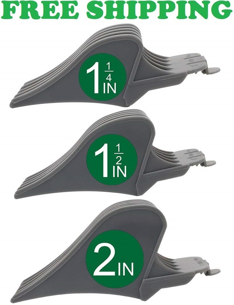 Combo Size 10 12 16 (1.25 1.5 2 In) Hair Clipper Comb Guard Guide Set Fits Wahl