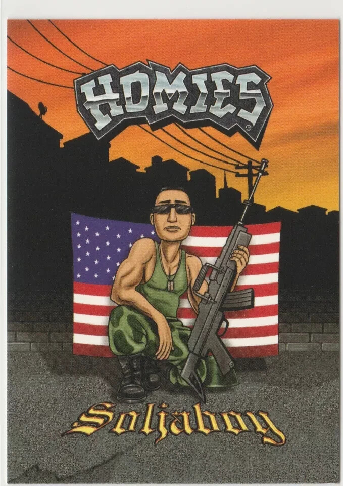 Soljaboy #64 Homies Swap Cards 2004 NECA Lowrider Chicano Barrio East LA