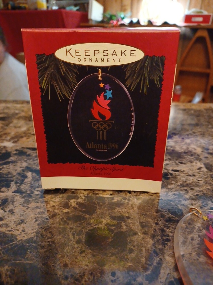 THE OLYMPIC SPIRIT ATLANTA 1996 HALLMARK KEEPSAKE ORNAMENT - NEW IN BOX