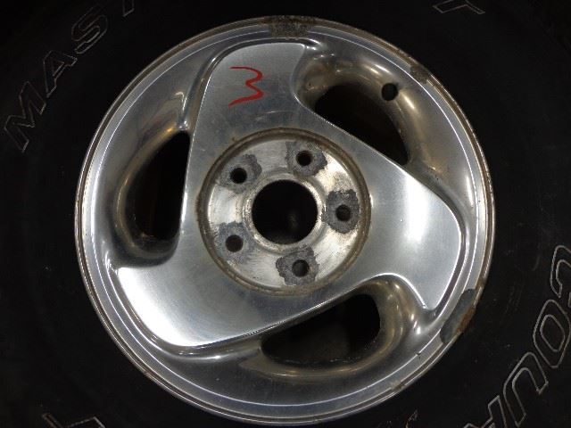 Wheel 16x7 Aluminum 3 Spoke Polished Fits 98-99 DODGE 1500 PICKUP 2075076