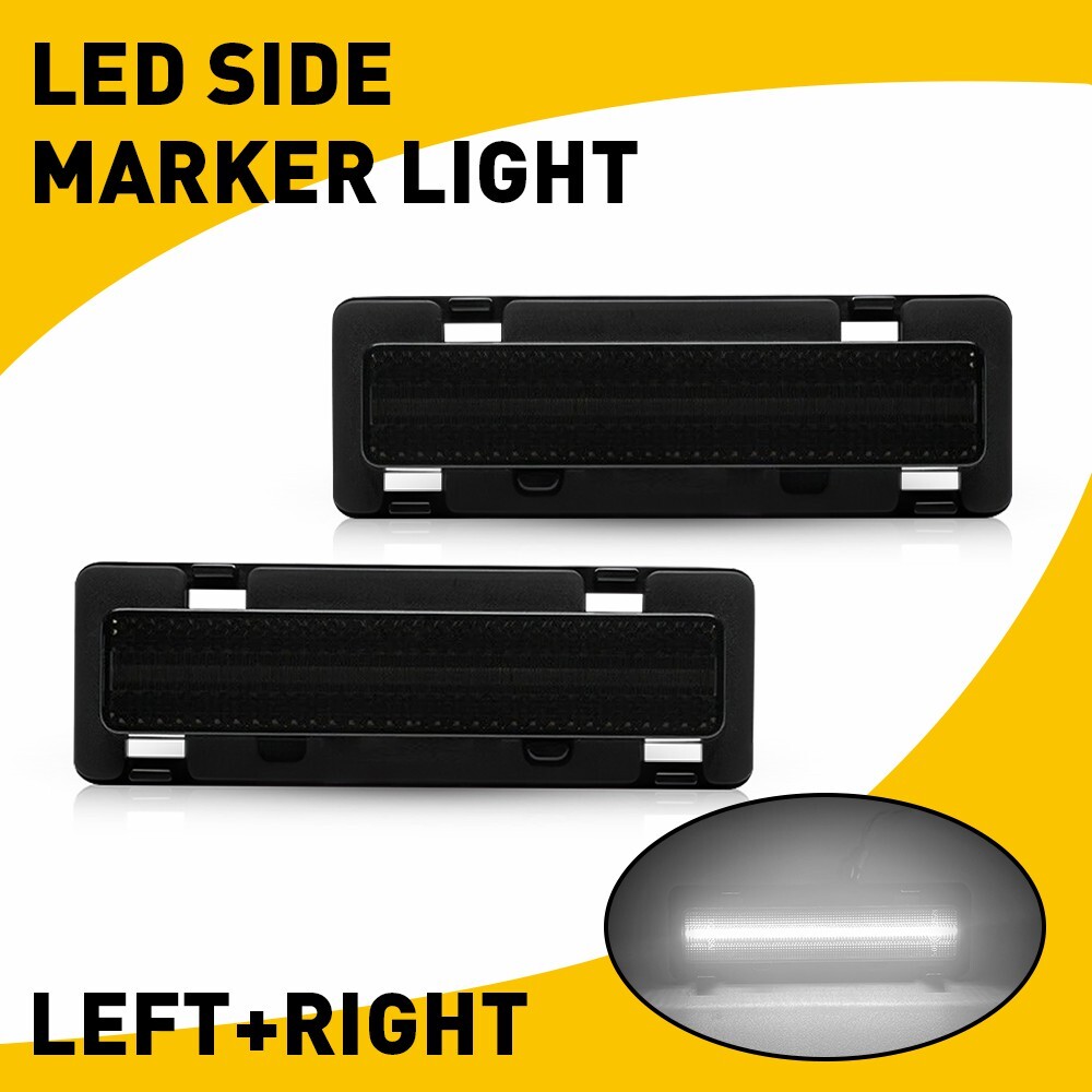 Smoked Side Marker Lights for 1985-1992 Chevy Camaro Firebird