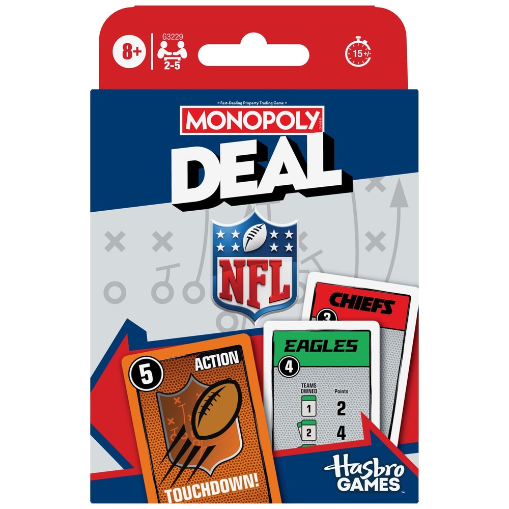Monopoly Deal NFL Edition Game | Officially Licensed Card for...