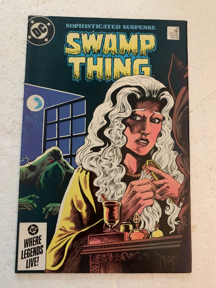 Swamp Thing 33 NM DC Comics Copper Age 1985 Key House of Secrets 92 Homage