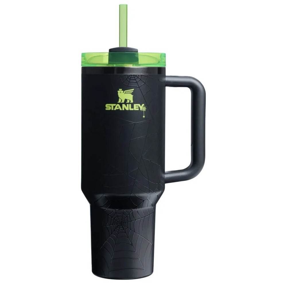 Stanley Halloween Web Glow Quencher   40oz Tumbler NITB FREE SHIPPING