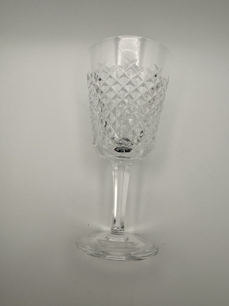 Waterford Crystal Alana 7-Inch Tall Wine Goblet Glass Signed