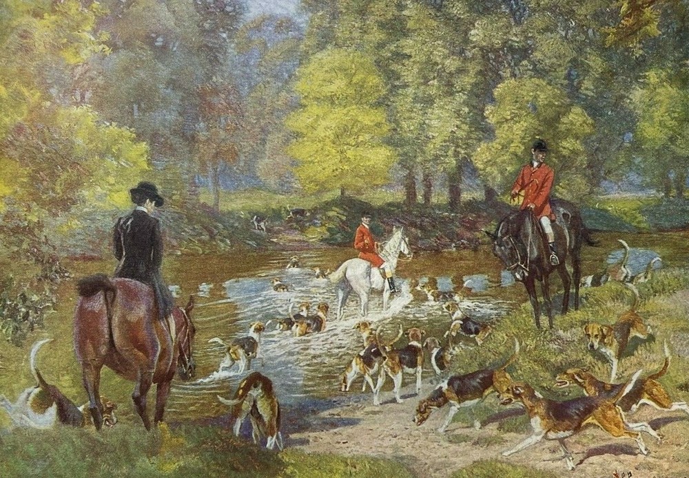 1911 Fox and Drag Hunting in the United States illustrated