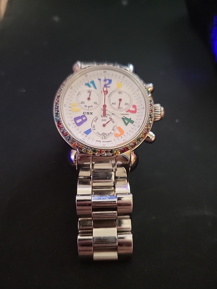 Michele Carousel CSX Sapphire Bezel Watch MW03M25A1933
