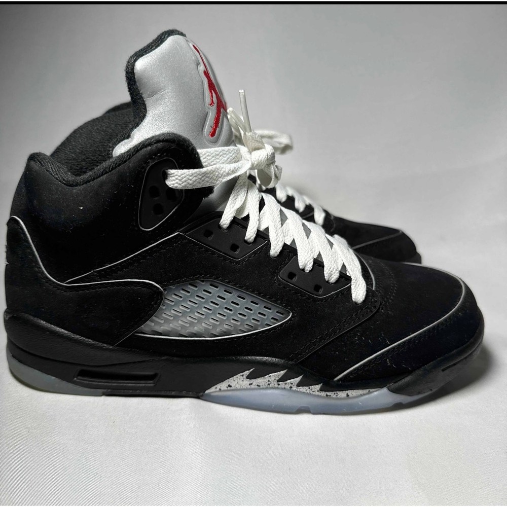 Size 6 - Nike Air Jordan 5 Retro OG GS Black Metallic Reimagined Men's Shoes