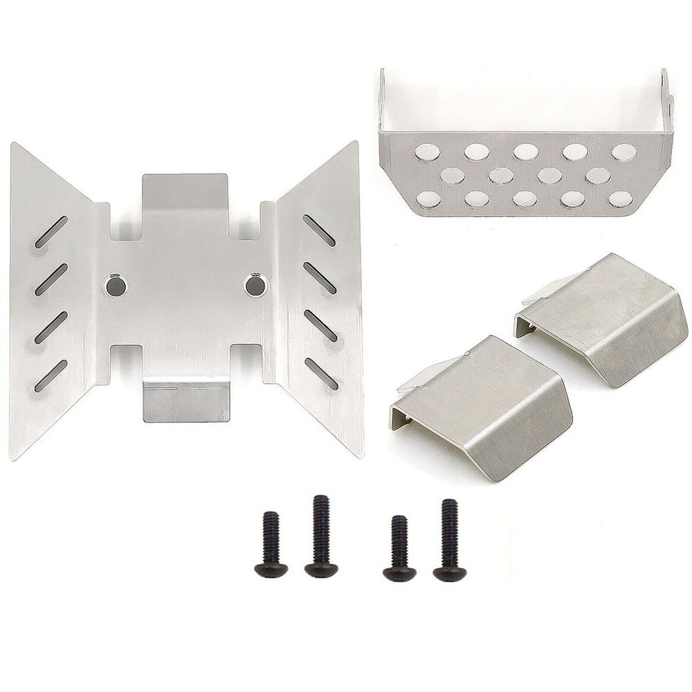For Axial SCX10 III AXI03007 1/10 RC Car Axle Protector Chassis Armor Skid Plate