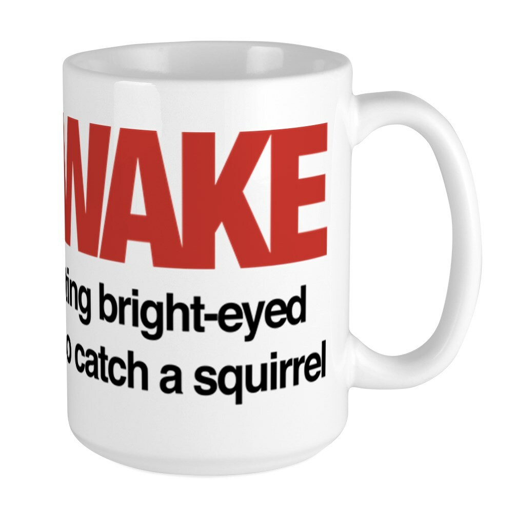 CafePress I'm Awake Coffee Mug, Large 15 oz. White Coffee Cup (97641469)