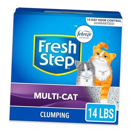 Clumping Cat Litter Odor Controls 14 lb Multi-Cat