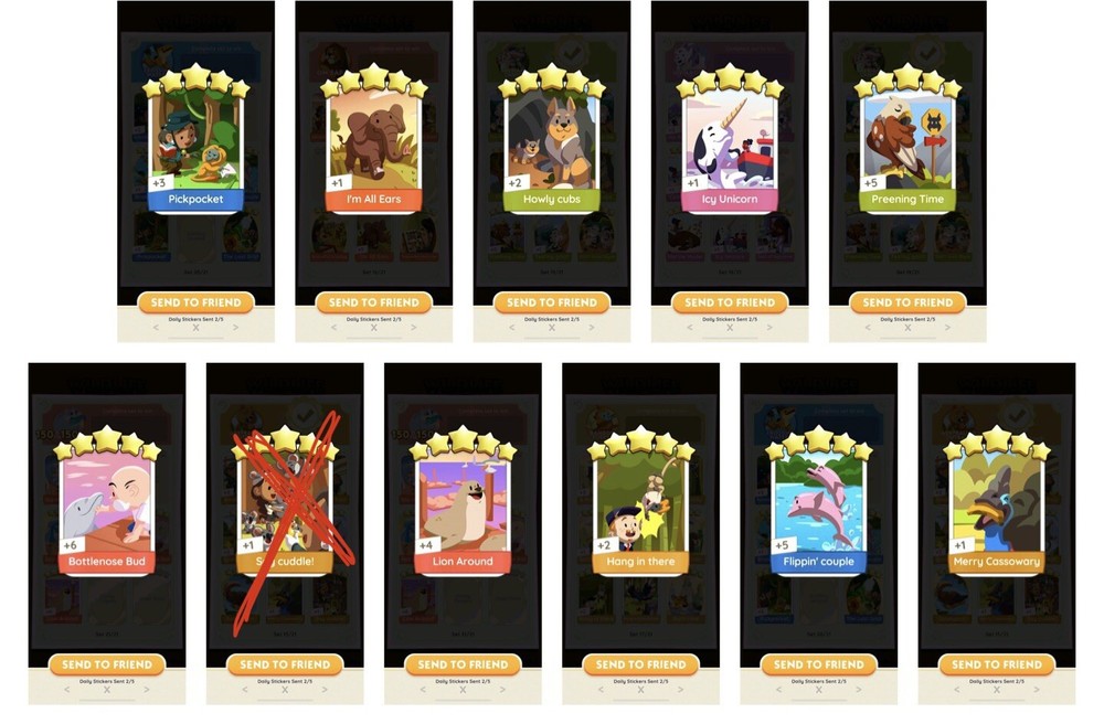 Monopoly Go 5 STAR STICKERS ⭐️