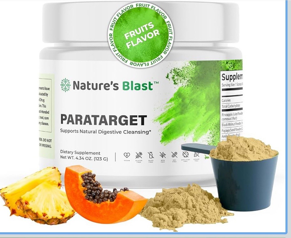 ParaTarget Gut Cleanse Powder Supports Digestive Health 30 Servings