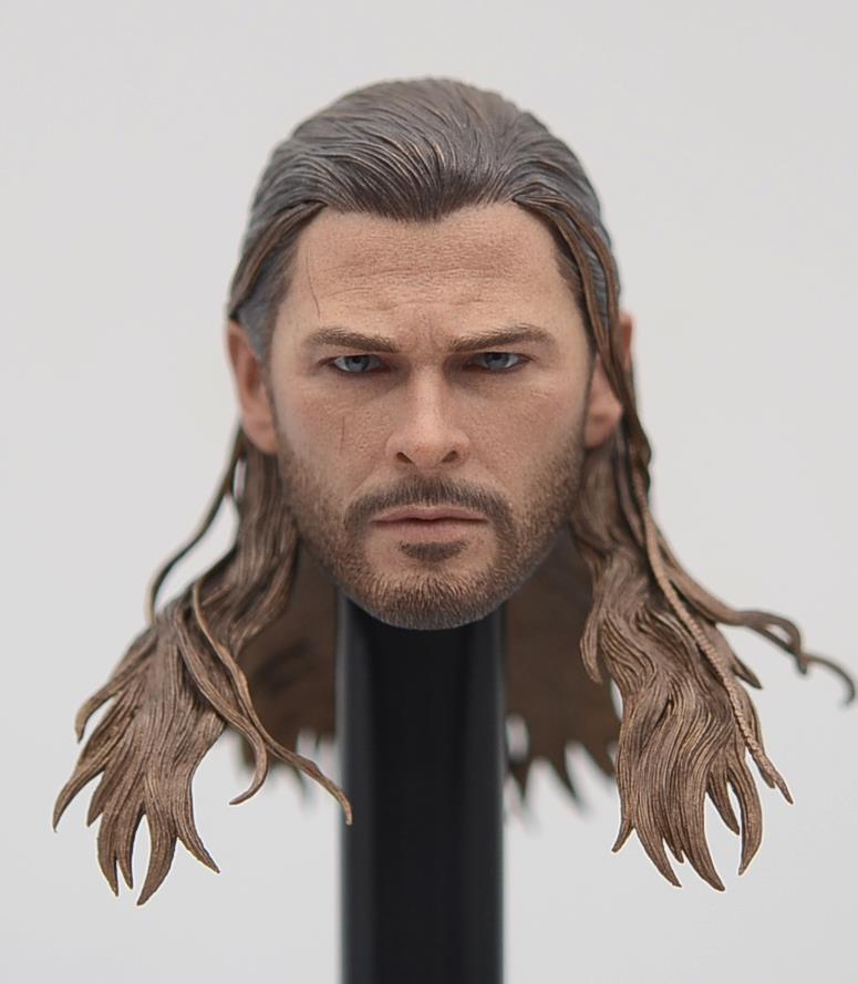 Hot Toys 1/6 Scale MMS655 Thor Love and Thunder Thor - Head Sculpt
