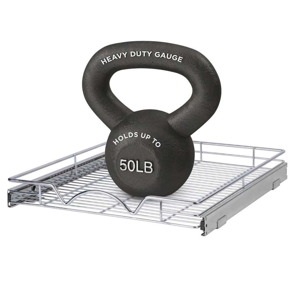 Pull Out Cabinet Organizer, Heavy Duty Caddy w/Lifetime Limited Warranty - 8”...