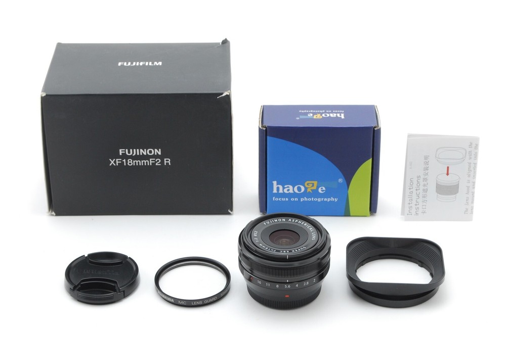[Near Mint] Fujifilm XF 18mm f/2 R Fujinon Super EBC Aspherical Lens in Box