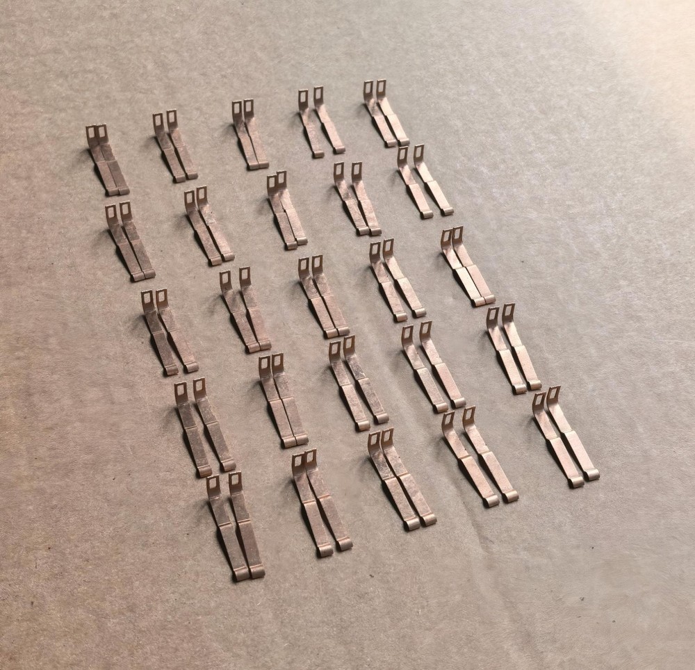 50 Pcs Pick up Shoes for HO Slot Cars Aurora T-Jet & AW ThunderJet Pure Copper